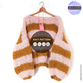 Patrón de punto – Suéter básico MYPZ BIG grueso de mohair Apache para principiantes No15 (ENG-NL-FR-ES)