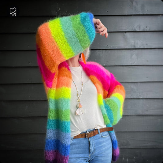Patrón de punto – MYPZ Chaqueta Light Mohair Bowie No10 (ENG-DE-NL-ES-FR-IT-DA-SV-NO)