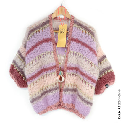 Knitting kit – MYPZ Short Light Mohair Cardigan Emma No10 (ENG-NL-DE)