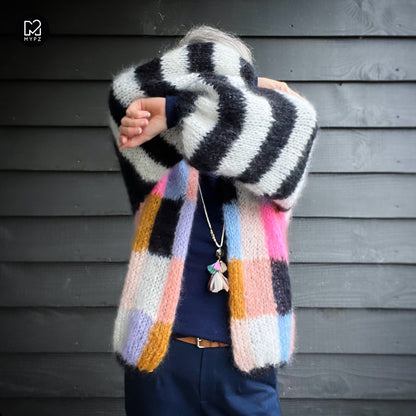 Knitting kit – MYPZ Light Mohair Cardigan Fuzzy No10 (ENG-NL-DE)