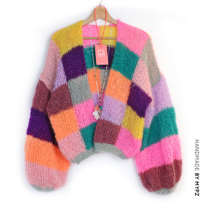 Knitting kit – MYPZ Short Light Mohair Cardigan Harper No10 (ENG-NL-DE)