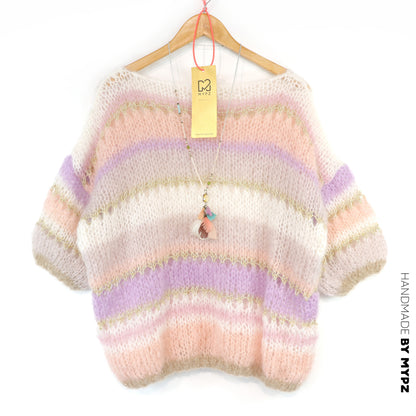 Knitting pattern – MYPZ Light Mohair Top Powder Champaign No10 (ENG-NL-DE)