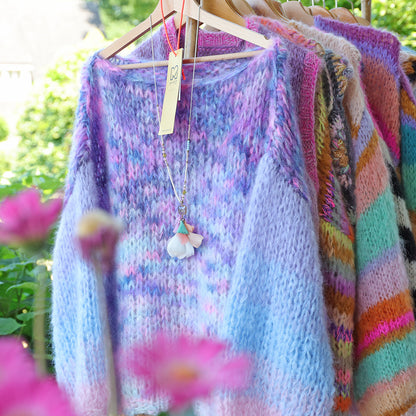 Knitting Kit – MYPZ Basic Chunky Pullover Heliotrope No15 (ENG-NL-DE-FR-ES)