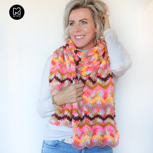 Crochet kit – MYPZ scarf Venice (ENG-NL)
