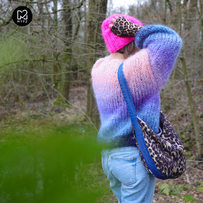 Patrón de tricot – Cárdigan corto grueso de mohair MYPZ Blue Sky No15 (ENG-NL-DE-FR-ES)