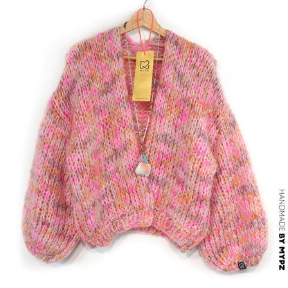 Patrón de punto - Cárdigan corto de punto grueso de alpaca y mohair MYPZ Pecan Dream n.º 15 (ENG-DE-NL-ES-FR-IT-DA-SV-NO)
