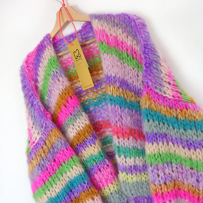 Knitting pattern – MYPZ Short Chunky Mohair Cardigan Aurora No.15 (ENG-NL)