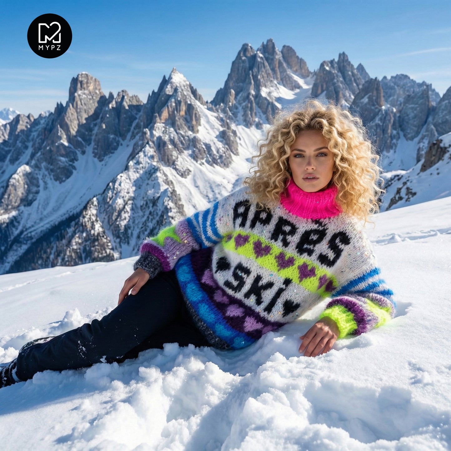 Knitting Kit – MYPZ Chunky Mohair Pullover Après Spark No.9 (ENG-NL-DE)