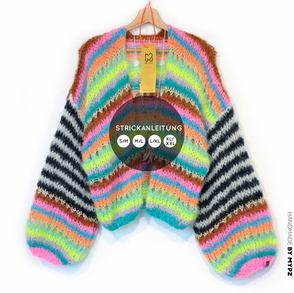 Knit pattern – MYPZ Light Mohair Cardigan Magic No10 (ENG-NL-DE)