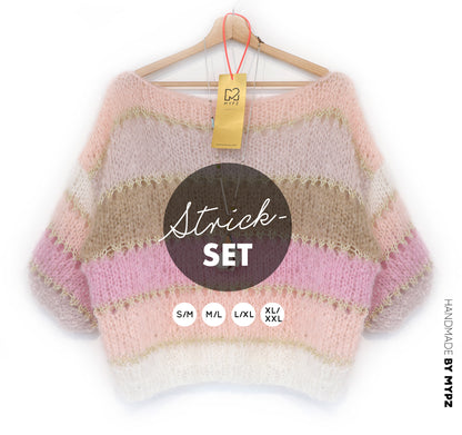 Knitting kit – MYPZ Basic Light Mohair Top Beige No10 (ENG-NL-DE-FR)