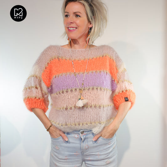 Light Mohair orange top