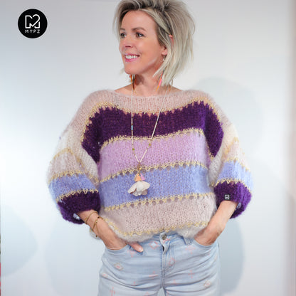 Light Mohair Purple top