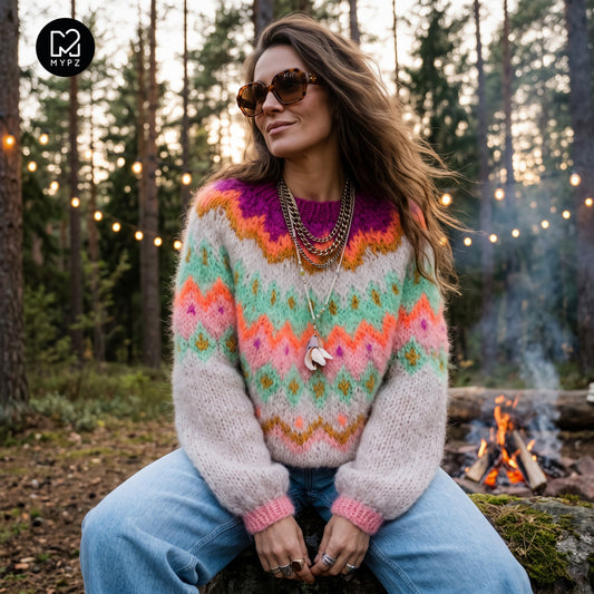 Jersey grueso MYPZ de arriba abajo Snowberry