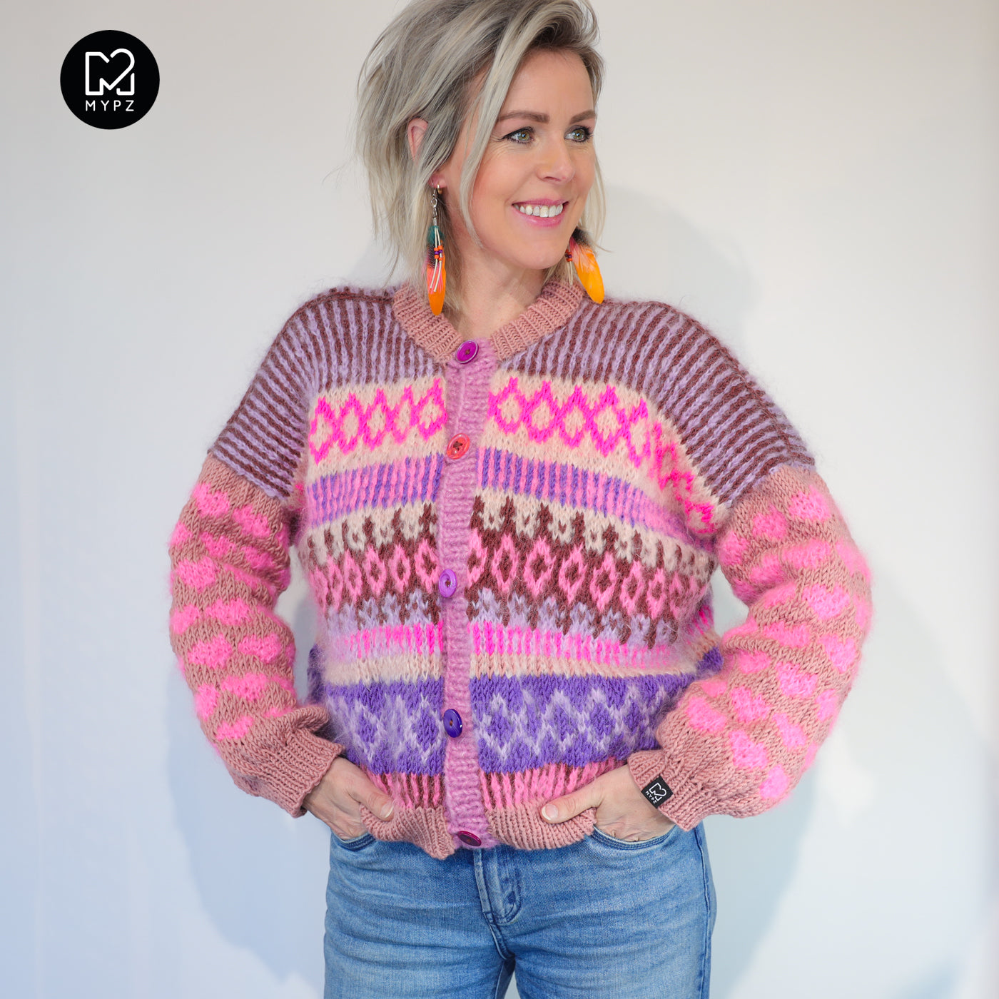 Knitting pattern – MYPZ Cardigan True Love No6 (ENG-NL-DE)