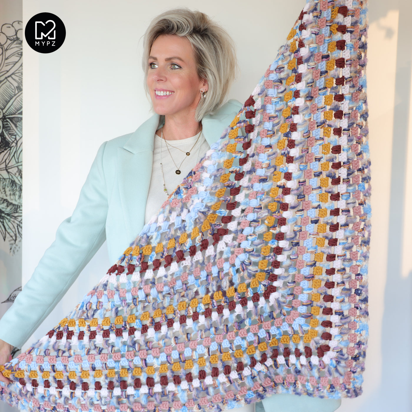 Crochet pattern – MYPZ Shawl Western (ENG-NL)