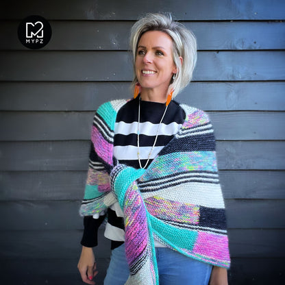 Knitting Kit - Wings of Color Shawl No6 (ENG-NL)