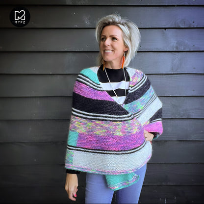 Knitting Kit - Wings of Color Shawl No6 (ENG-NL)