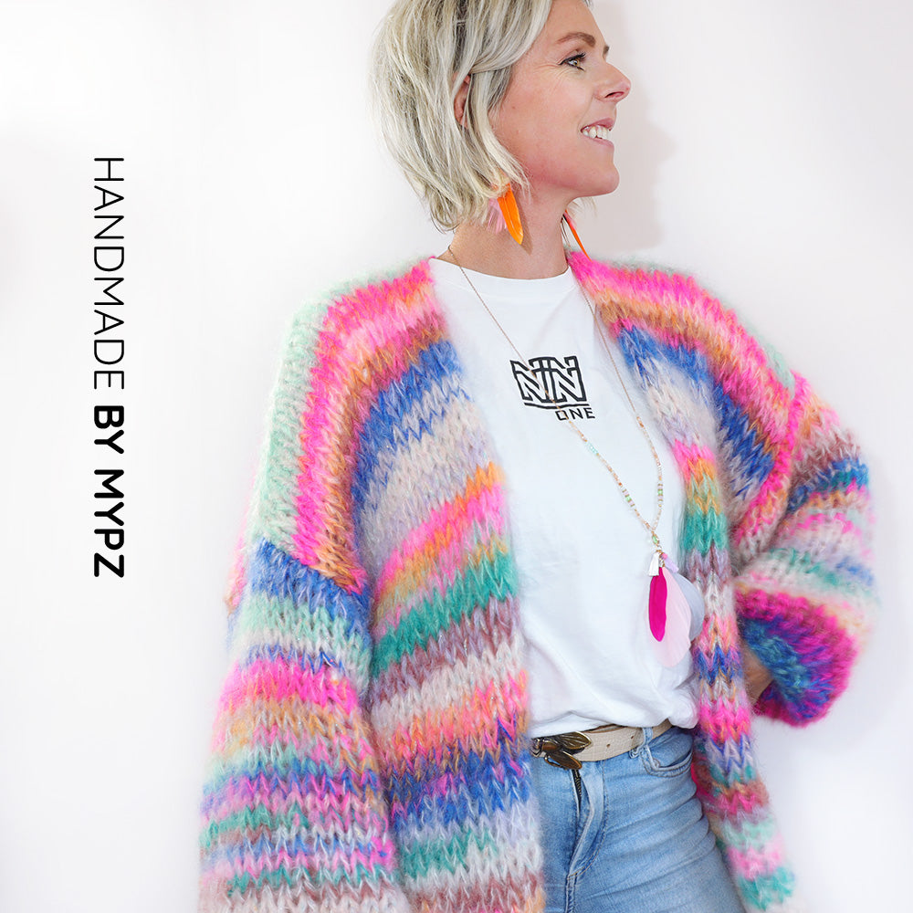 Kit para tejer – MYPZ Chunky Mohair Cardigan Piece No.15 (ENG-NL)