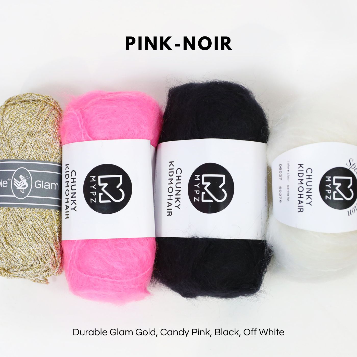 Crochet kit - MYPZ Heart bag + Diamonds bag (ENG-NL-DE-FR-ES)