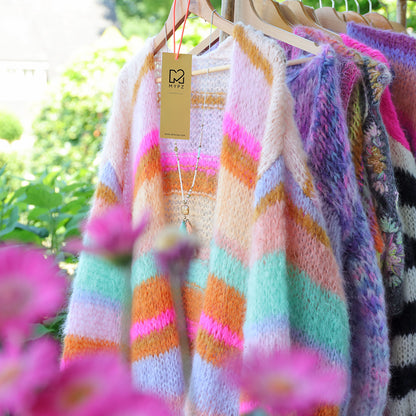 Knitting kit – MYPZ Basic Light Mohair Cardigan Talia No10 (ENG-NL)