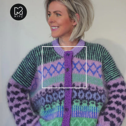 Knitting Kit – MYPZ Cardigan True Blue No6 (ENG-NL-DE)