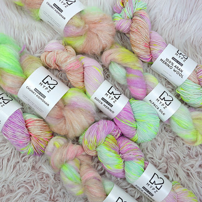 MYPZ Chunky kidmohair – hand-dyed Beach