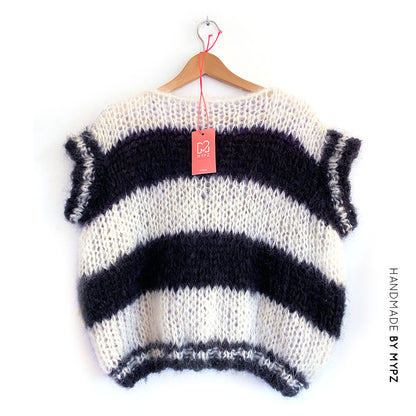 MYPZ basic chunky mohair spencer 2sided