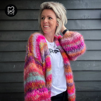Kit para tejer – MYPZ Chunky Mohair Cardigan Piece No.15 (ENG-NL)