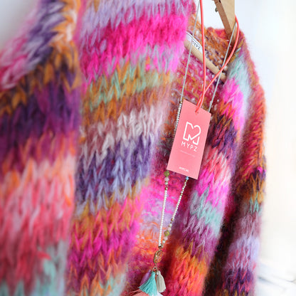 Kit para tejer – MYPZ Chunky Mohair Cardigan Piece No.15 (ENG-NL)