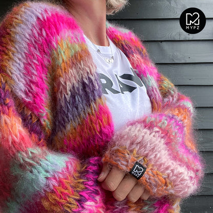 Kit para tejer – MYPZ Chunky Mohair Cardigan Piece No.15 (ENG-NL)