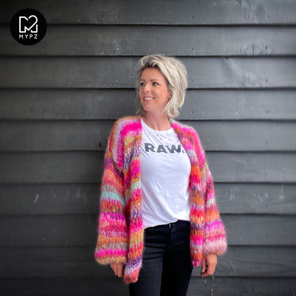 Kit para tejer – MYPZ Chunky Mohair Cardigan Piece No.15 (ENG-NL)