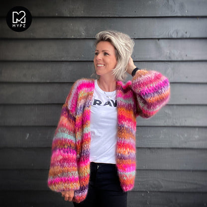 Kit para tejer – MYPZ Chunky Mohair Cardigan Piece No.15 (ENG-NL)