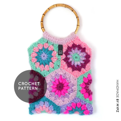 Crochet pattern - MYPZ starburst hexagon bag Milano