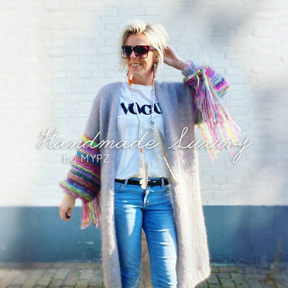 MYPZ festival cardigan light grey