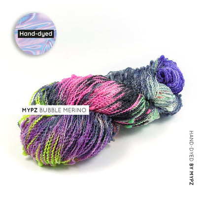 MYPZ Bubble Merino – hand-dyed Rocket