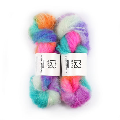 MYPZ Chunky kidmohair – hand-dyed Ibiza