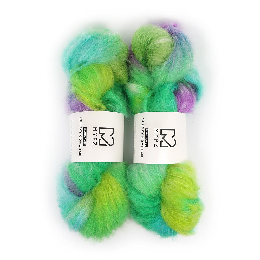 MYPZ Chunky kidmohair – hand-dyed Midori