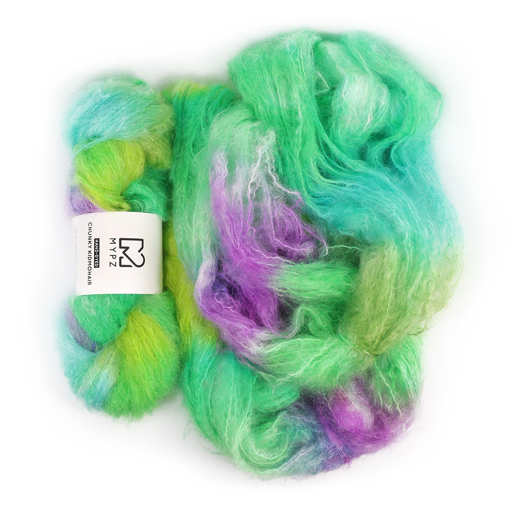 MYPZ Chunky kidmohair – hand-dyed Midori