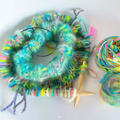 MYPZ Chunky kidmohair – hand-dyed Happy Forest