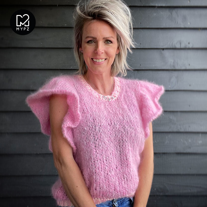 Knitting Kit – MYPZ Cute Ruffle Top No10 (ENG-NL)