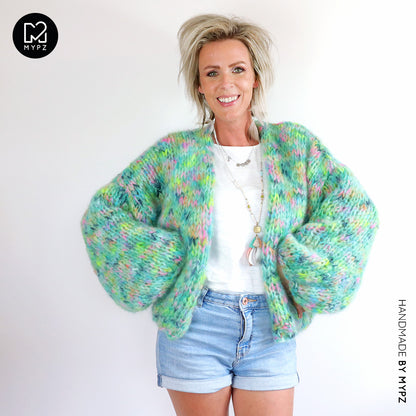 Knitting Kit – MYPZ Short Chunky Mohair Cardigan Gaia No.15 (ENG-NL)