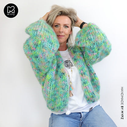 Knitting Kit – MYPZ Short Chunky Mohair Cardigan Gaia No.15 (ENG-NL)
