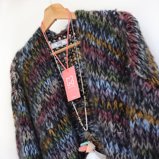 Kit de tejer – MYPZ Short Chunky Mohair Cardigan Lavie No.15 (ENG-NL-ES)