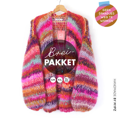 Kit para tejer – MYPZ Chunky Mohair Cardigan Piece No.15 (ENG-NL)