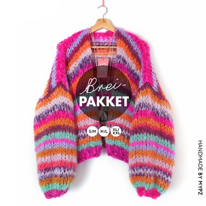 MYPZ breipakket kort chunky mohair vest Lavie no15