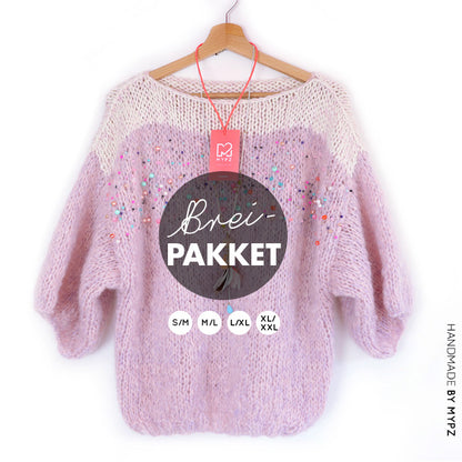 Knitting Kit – MYPZ Light Mohair Top Jewel no10 (ENG-NL)