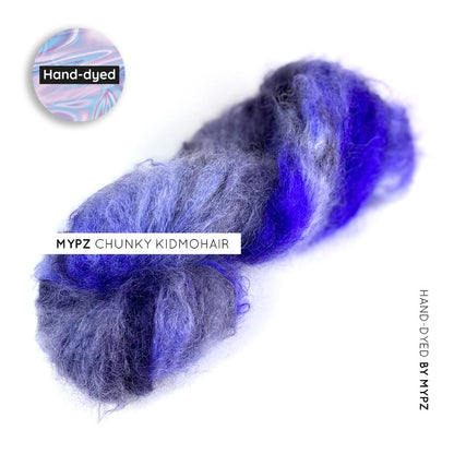 MYPZ chunky kidmohair RAW blue