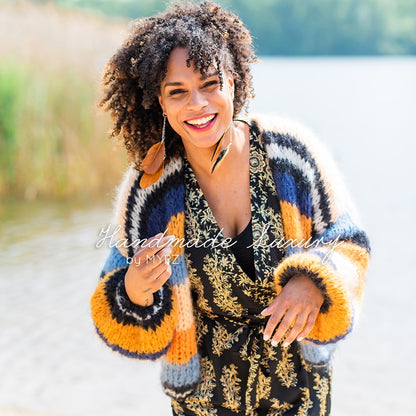 MYPZ chunky mohair cardigan Faith no15