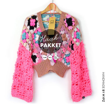 Crochet kit - 3D Flower Top Glory (ENG-NL)