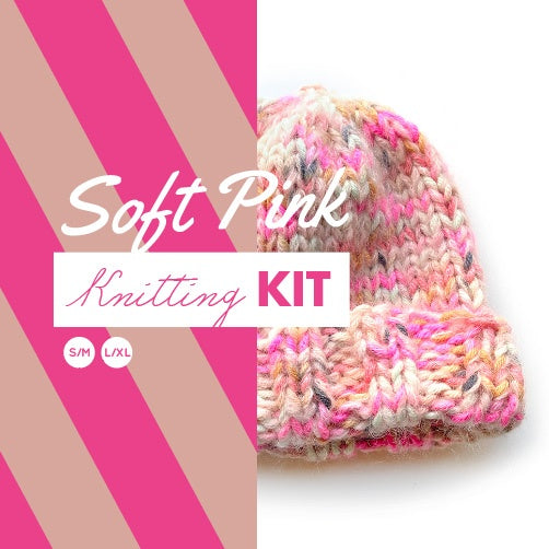 MYPZ knitting kit soft pink hat